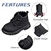 Happy Cherry Toddler Boy Kids Fashion Ankle Boot Leather Shoes First Walkers Rubber Sole