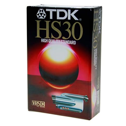 TDK EC-30 HSEN VHS-C videokassett