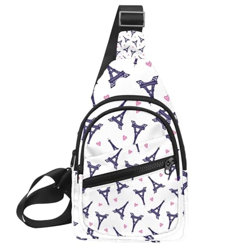 Bolso bandolera de la Torre Eiffel ideal para tus viajes, caminatas y paseos por la ciudad