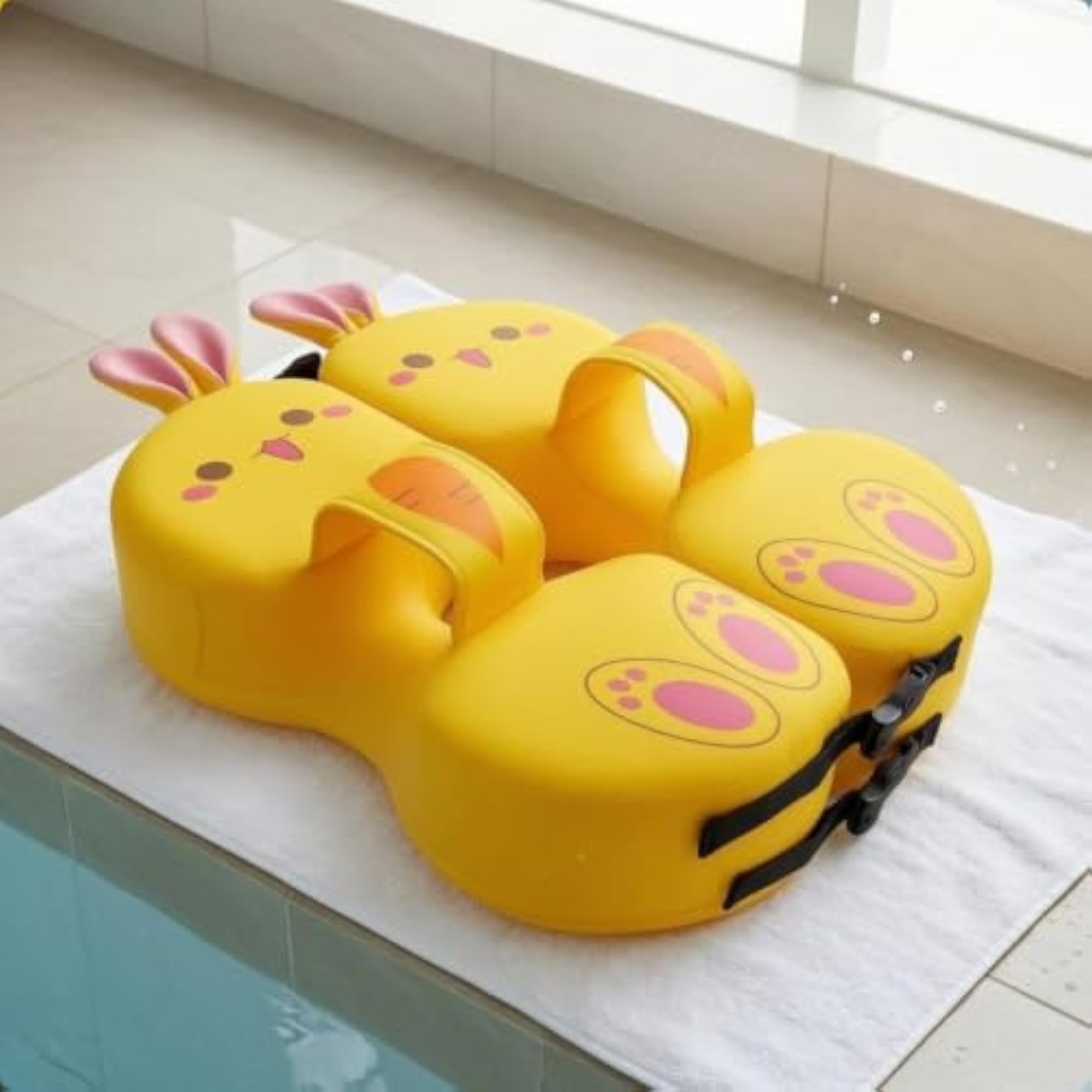 Inflatable-Free Underarm Buoy Collar Cushioned Foam