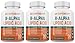 3 Bottles R-ALA R-Alpha Lipoic Acid 200mg 270 Total Capsules KRK Supplements