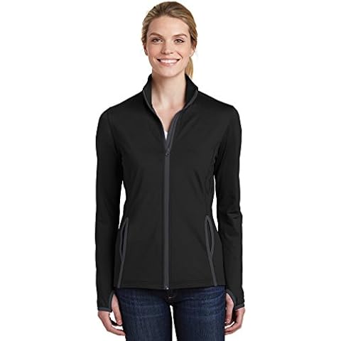 SPORT-TEK Ladies SPRT_Wick Stretch Contrast Full-Zip JKT F20 Cover