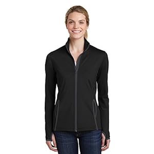 Sport Tek Women’s Contrast Full-Zip Jacket