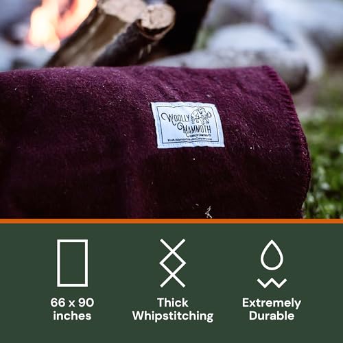 Woolly Mammoth Woolen Company WMWC-1 Woolly Mammoth Merino Wool Blanket thumb #5