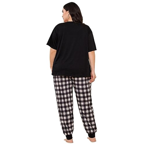 Pyjama grande taille femmes ample qui ne serre pas la taille