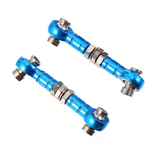 NAMOARLY 2pcs Servo Link Tie Rod for Car Parts 33-43mm Adjustable Made of Material Fit 94102 94103 94101