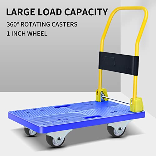 Sagaan 8Pcs Tpe Caster Wheels Duty Fixed Casters With Rigid Non-Swivel Base Ball Trolley Wheels Top Plate 1 Inch #TOP2