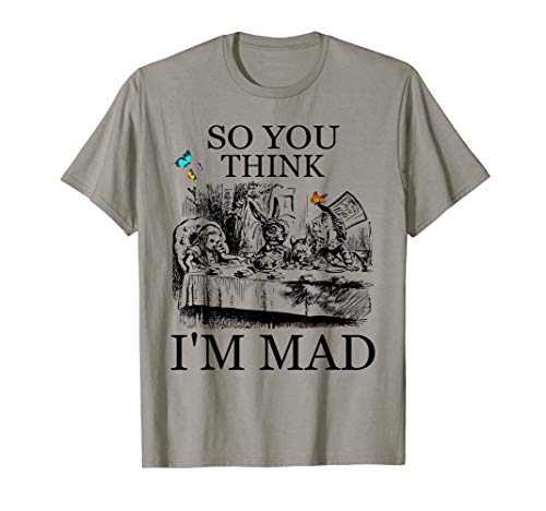 Image of Alice in Wonderland-Men Women Kids Mad hatter T-Shirt