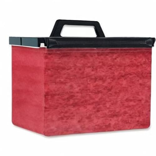 ACCO Fichário expansível para pendurar impressora a laser de 3 furos, 21 x 28 cm, vermelho (55261)