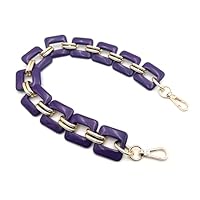 Manici Borse A Catena In Resina Marmorizzata - 45cm Con Moschettoni Oro 2.5cm Per Borse Fai Da Te - Foto 10