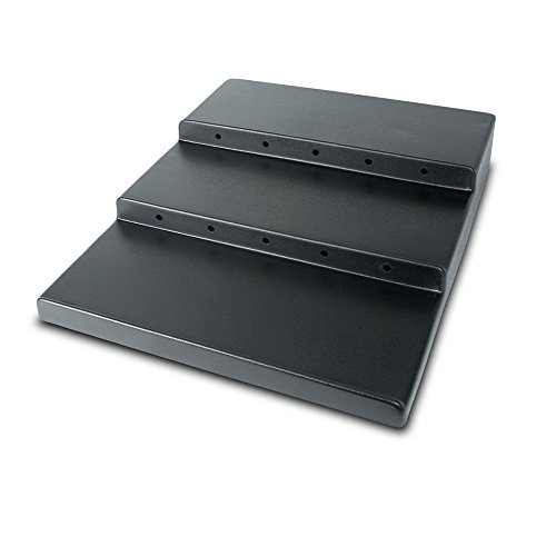 Retail Presentation Riser HUBERT 3-Tier Step Riser 24x30x4.5 - Black ...