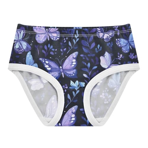 GuoChe Underwear Hipster Triangle Panties Organic Underpants for Toddler Girls in Sizes 2T,3T, 4T, 5T, 6Y and 8Y