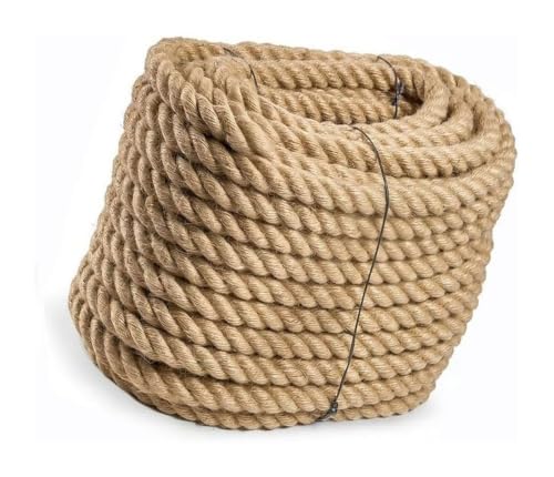 Cuerda de yute y cáñamo natural en varios tamaños para decoración de exteriores 2