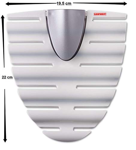 Leifheit Gürtelhalter Omega mit Platz für bis zu 12 Gürtel, Gürtel Aufbewahrung inklusive Anbringungsmaterial, Gürtelbügel aus hochwertigem Material