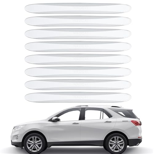 PATIKIL Bumper Guard Strip, 8 Pcs Anti-Collision Patch Anti-Scratch Rear Bumper Protector Trim Self Adhesive Car Side Door Edge Sticker for SUV Pickup Truck, Clear