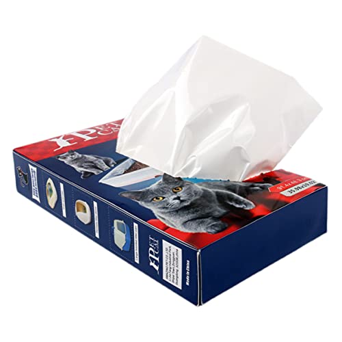 Sosoport 30 Peças suprimentos para gatos resina recipiente sacos de lixo bolsa de areia para gatos b