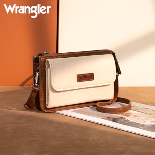 Image of Wrangler Crossbody Wallet for Women RFID Clutch Phone Purse with Credit Card Slots | RFID