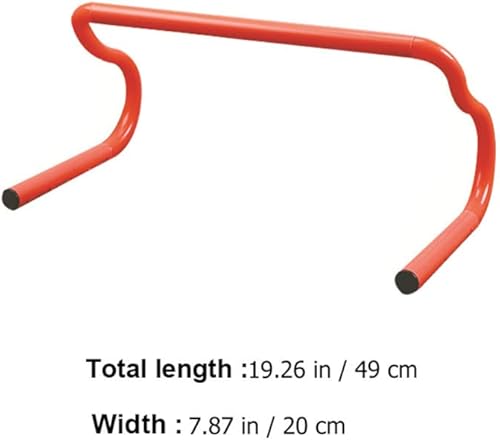 Miniatura 3 de ULTNICE Escalera para entrenamiento de agilidad, obstáculos ajustables para entrenamiento de fútbol, equipo de entrenamiento de fitness (naranja)