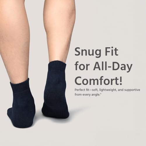 Image of BALENZIA Ankle Socks Women |6 Pack| Running Athletic Cotton Loafers Shoes Casual Wear|Sports Gym Active Everyday Sock