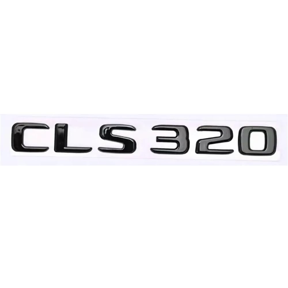 YTQMoreBNZ YYDStes Gloss Black silver ABS Compatible With Mercedes-Benz New Letter CLS260 CLS300 CLS320 CLS350 CLS400