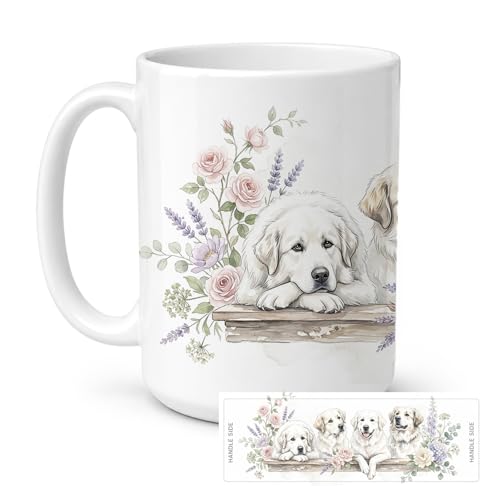 Taza de cerámica 15 oz con diseño Great Pyrenees miniatura 1
