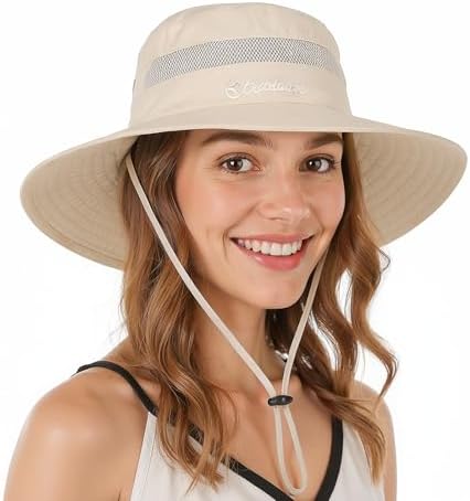 Cappello Donna Estivo Paglia Cappello Da Donna Pieghevole Con Protezione UV, Cappello Di Paglia Da Spiaggia, Per L'estate, Khaki Cappelli Di Paglia Estivi Donna