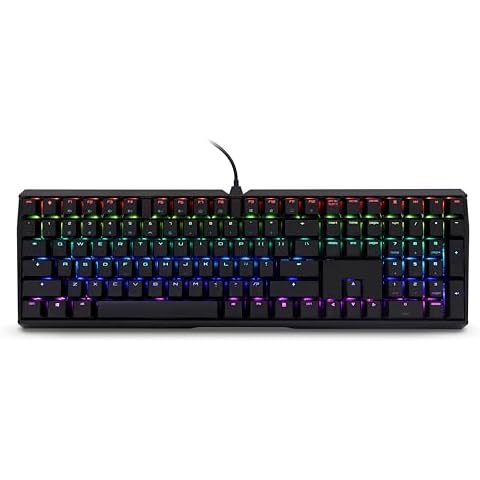 CHERRY MX Board 3.0 S Wired Mechanical Keyboard Aluminum Housing MX Red Silent Switches for Gaming and Office Cover
