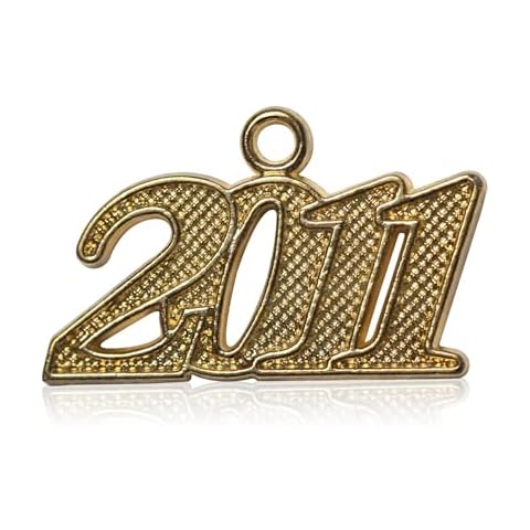 Class Act Graduation Year 2011 Charms, Gold Cover