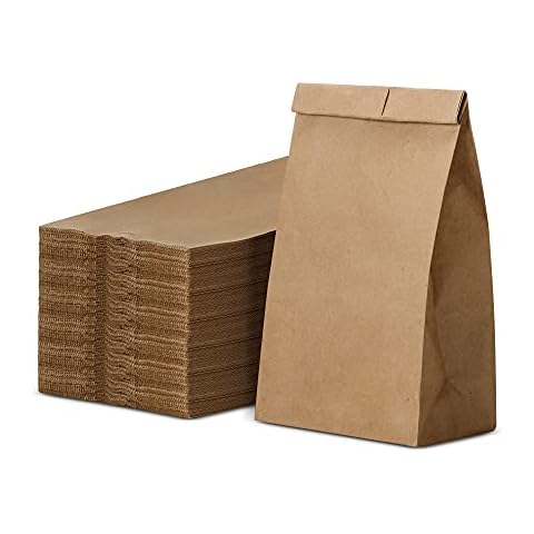 Small Paper Snack Bags, Durable Kraft Paper Bags, Pack Of 500 Bags (2lb, Brown) Cover