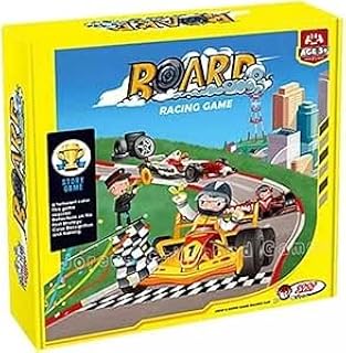 tabletop Roar! Racing Game, Board Game for Kids and Families, Yellow and Blue