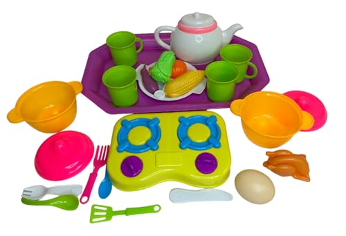 Set Küche Spielzeug Töpfe Pfannen Besteck Zubehör Küche Herd Tablett Chef Besteck Küche Spielzeug Pizza Kuchen Teller Löffel Tassen Zubehör Küche Kinder Töpfe Spielzeug