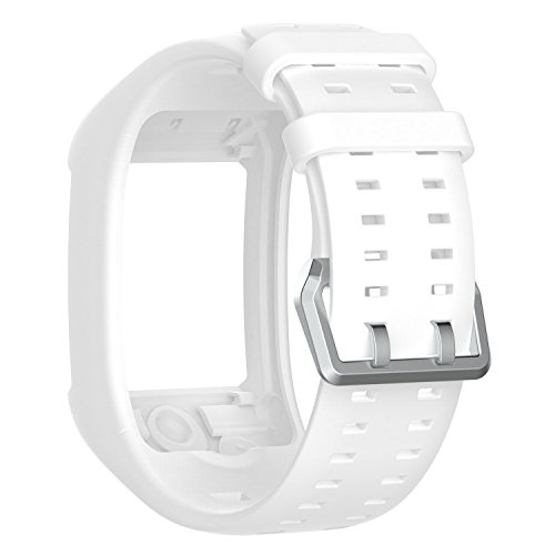 QGHXO Band for Polar M600, Soft Adjustable Silicone Replacement Wrist Watch Band for Polar M600 Watch