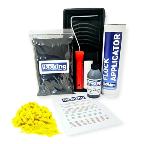Kit de flocage DIY jaune fluo pour personnaliser vos objets déco au rouleau