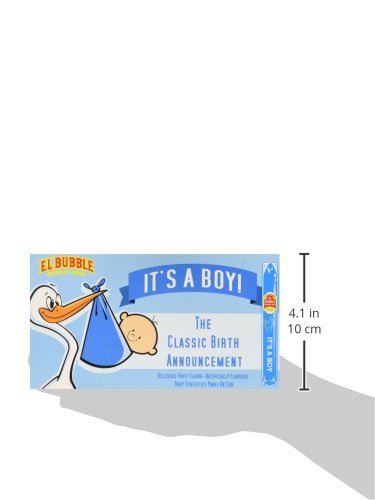 El Bubble It's A Boy Bubble Gum Cigars, Packages (Pack of 36)