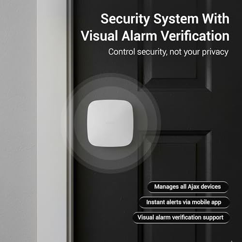 Maxxistore – Ajax Hub 2 Verwaltet das Sicherheitssystem mit visueller Alarmprüfung weiß – 14910 – Bild 3