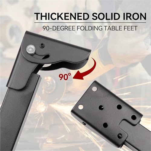 Patas para muebles plegables de metal resistente de 35cm para optimizar espacio 5