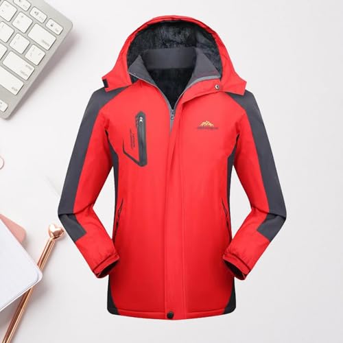 Chaqueta impermeable de montaña para mujer abrigo largo de invierno 2