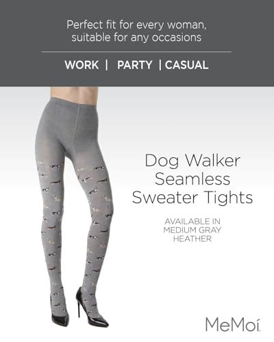MeMoi Dog Walker Seamless Sweater Tights2