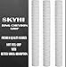Skyhi Cricket Bat Grip with Pure Cotton Adult Cricket Socks (White)