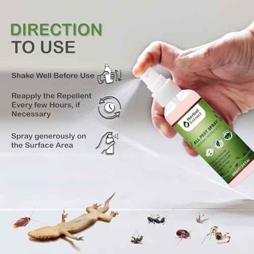 Image of All-in-One Insect Repellent Spray 100ml | Natural Room Spray for Mosquitoes, Cockroaches, Lizards, Ants & Flying Insects | Chemical-Free,Irritant-Free | Safe for Baby,Pets & Plants | Pack of 1