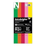 Neenah Astrobrights Envelopes, Vintage Assortment, 4.125 X 9.5 Inches, 50-Count,  (20248)