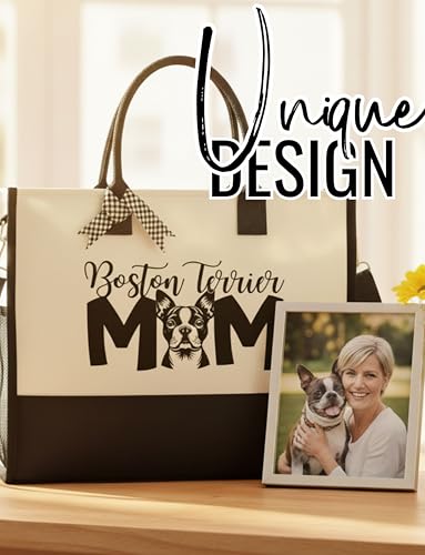 Bolso tote de lona con cierre y correa para mujer miniatura 3