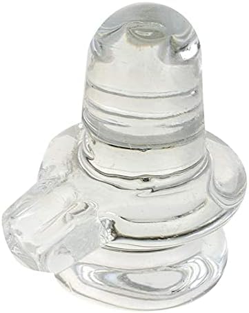 Galaxie Karmaa Crystal Shivling Shivalingam Pure Crystal Lingam/Sphatik shivling/Sphatik Lingam Shivlinga/Shivlinga for Pooja