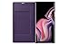 Samsung Galaxy Note9 Case, LED View Wallet Cover, Lavender Purple