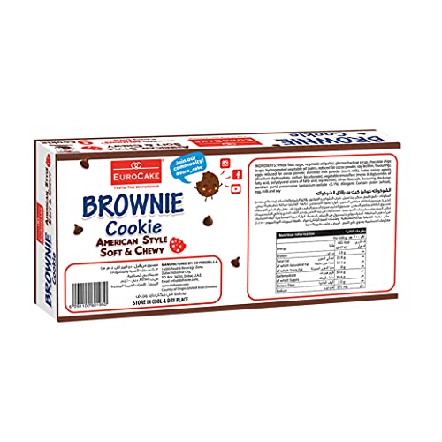 Euro Cake Brownie Cookie, 9 x 252 gm