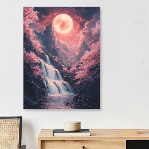 Activité manuelle peinture numéro adulte grand format toile décoration chambre