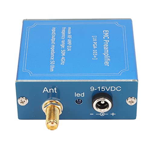 RvSky Low Noise Amplifier, Ultra Low Noise Amplifier, Connector SMa Female, Gain 20dB, Extremely Low Noise Figure, DC 9-15V, Bandwidth 50m-4ghz