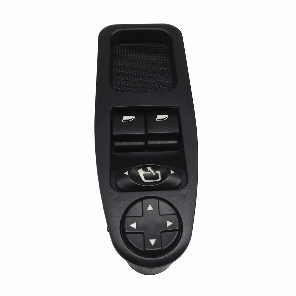 Interrupteur de Lève-Vitre Bouton électrique pour Fenêtre 6554.ZJ Compatible pour Citroen Jumpy Dispatch, pour Peugeot Expert Master, pour Fiat Scudo 2007-2016