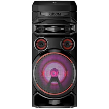 CAIXA ACÚSTICA LG XBOOM RNC7 - MULTI BLUETOOTH, GRAVES POTENTES, ENTRADA DE MICROFONE E GUITARRA