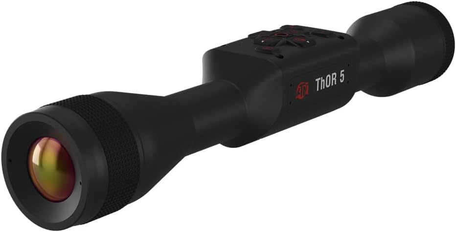 ATN Thor 5 Smart HD Thermal Scope w/Ultra Sensative Gen 5 Sensor, Video Rec, Built in LRF, Ballistic Calculator, RAV